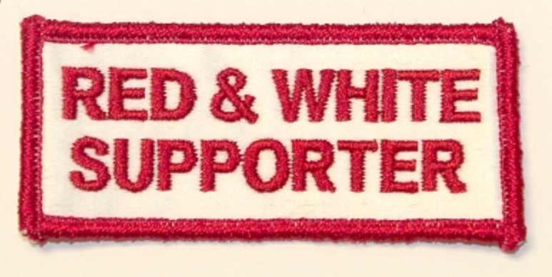 405-Patch - Red & White Supporter Patch – Sonoma County 