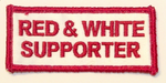 405-Patch - Red & White Supporter Patch